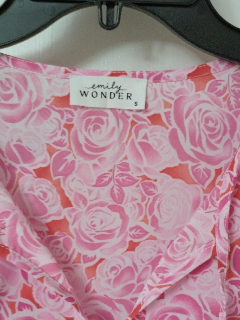 Pink Floral Ruffle Top - Picture 2 of 4